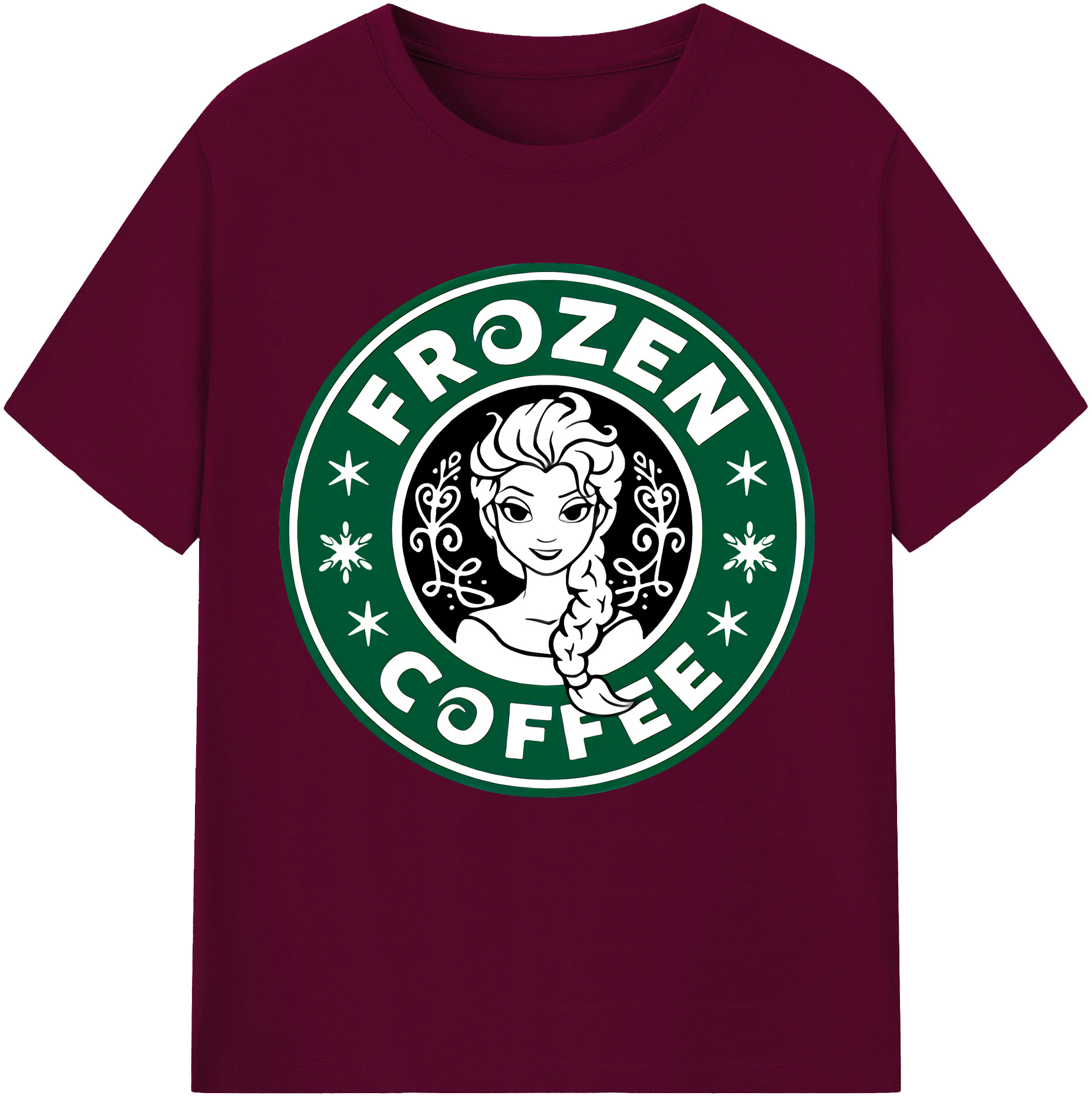 （画像用） アナと雪の女王 アンナ エルサ Frozen Anna Elsa レディースカジュアルプリントTシャツ（綿100％）